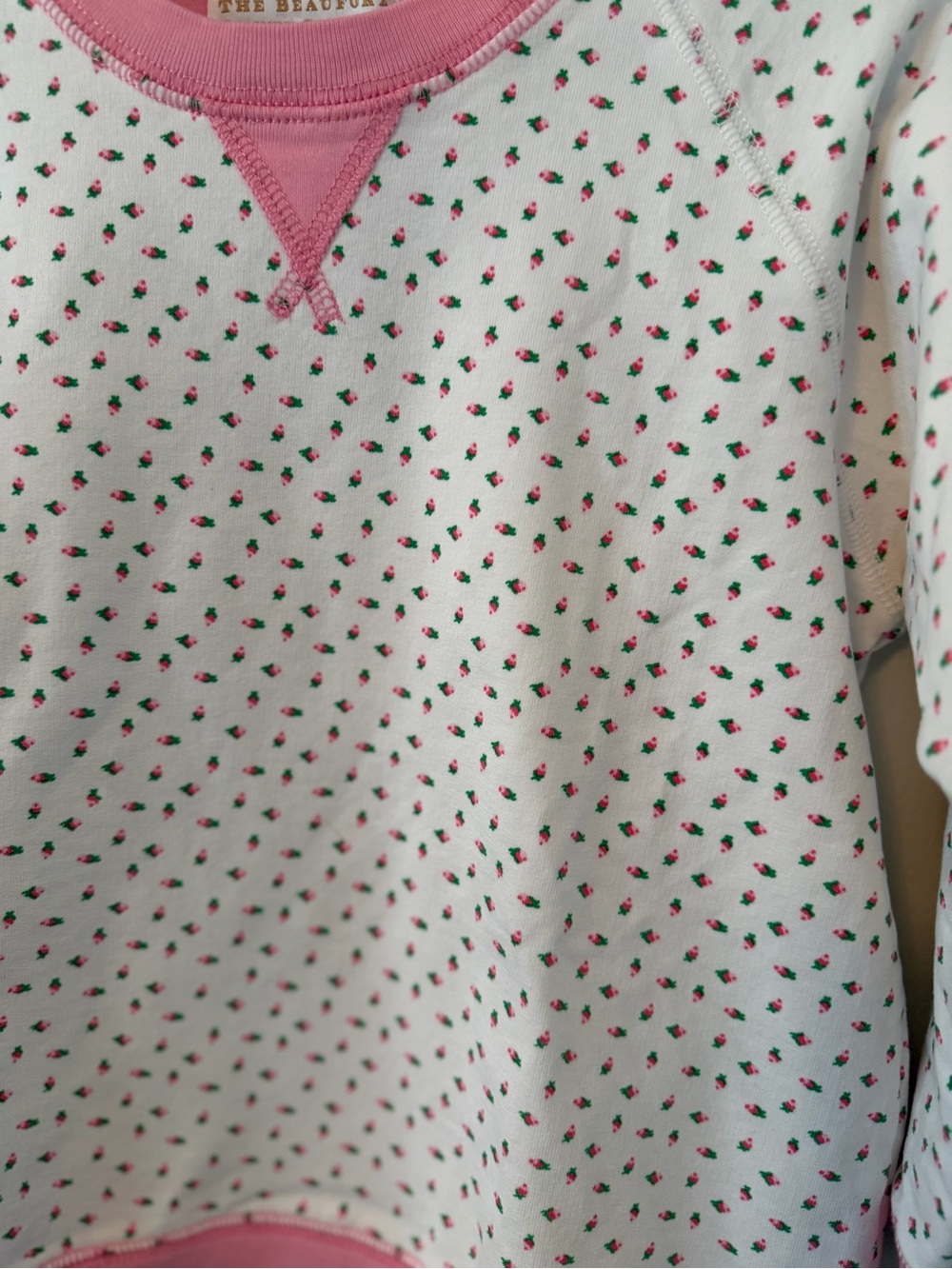The Beaufort Bonnet Company Rose Bud Crewneck - Picture 2 of 2